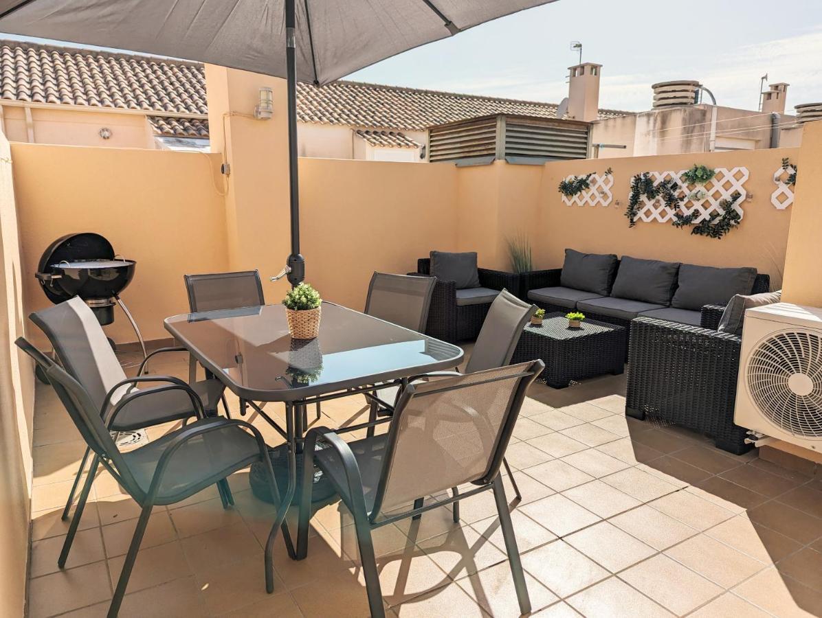 Apartamento Las Palmeras - Con Terraza, Barbacoa, Aire Acondicionado Y A 250M De La Playa! Los Alcázares Exterior foto